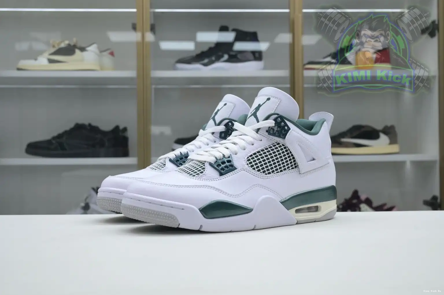 4 Oxidized Green Air Jordan Kimikick 0516